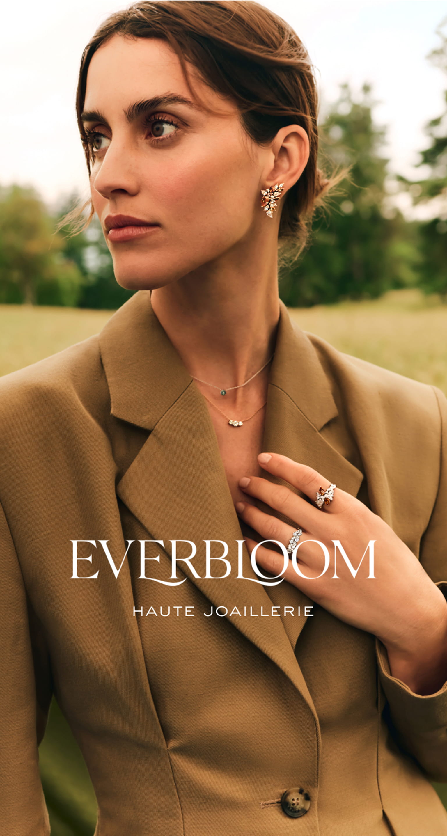 Header boucle d'oreille Everbloom Haute Joaillerie