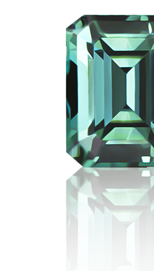 Pierre tourmaline indigolite