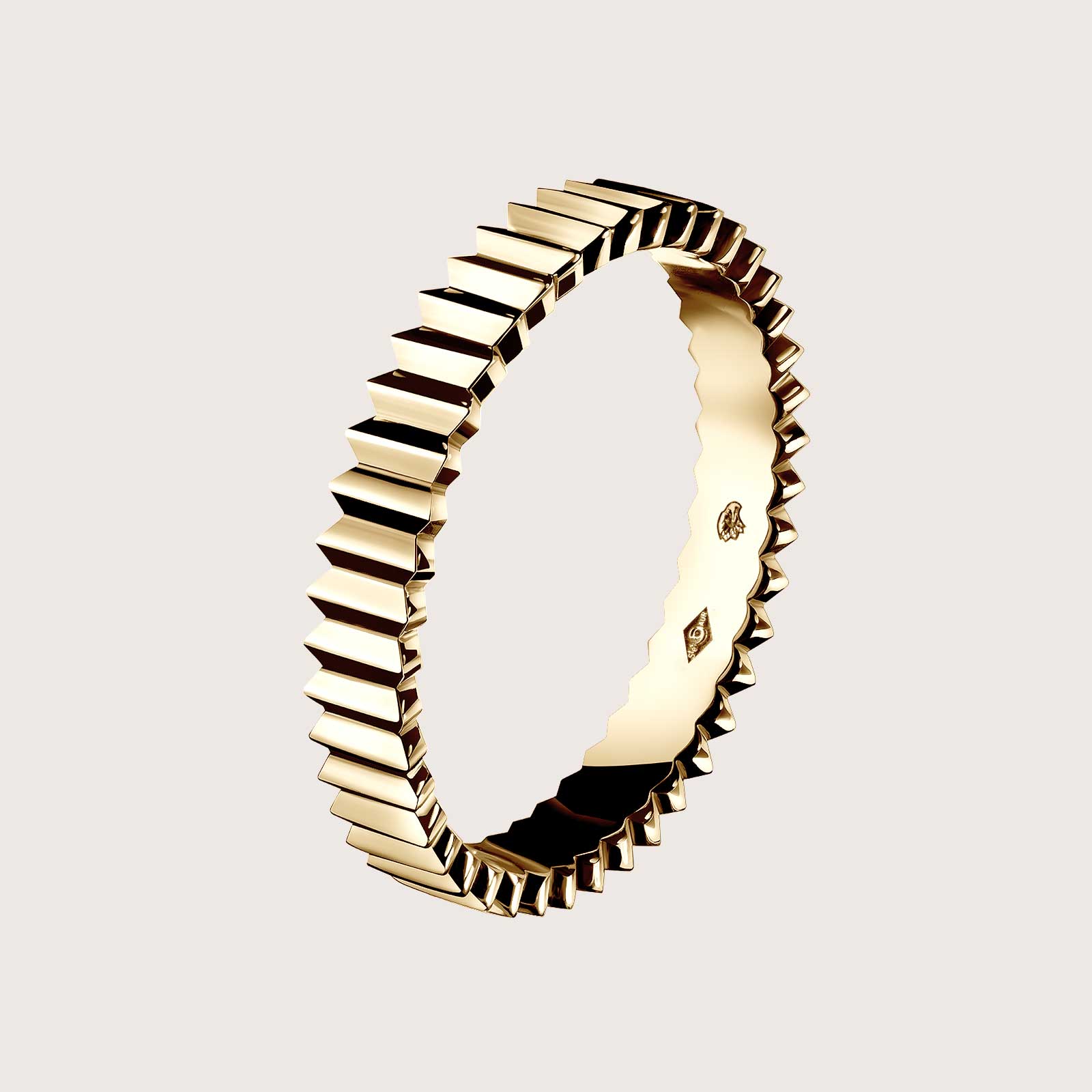 Entaille S Yellow Gold  Ring