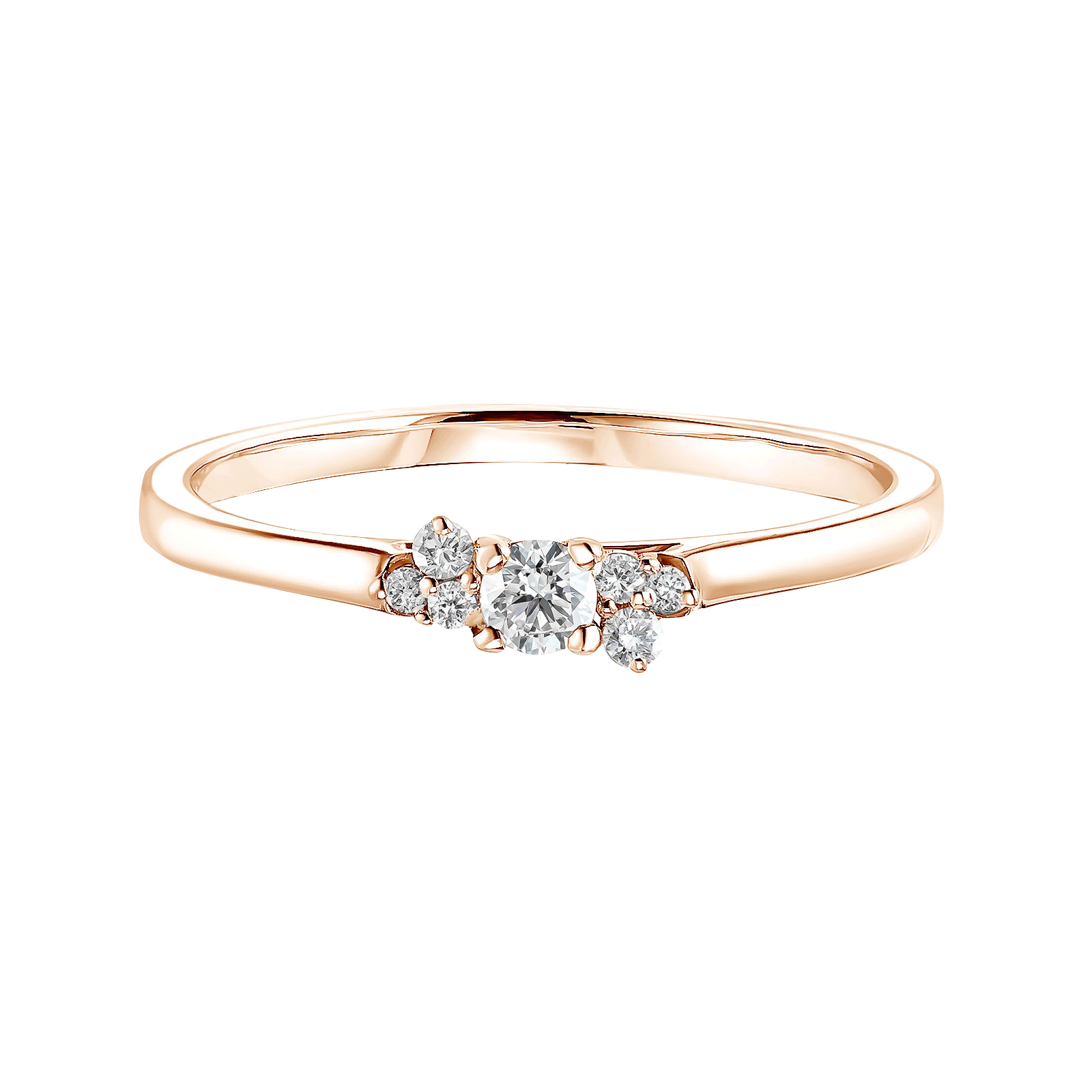 Ring 18K Roségold Diamant Mini EverBloom