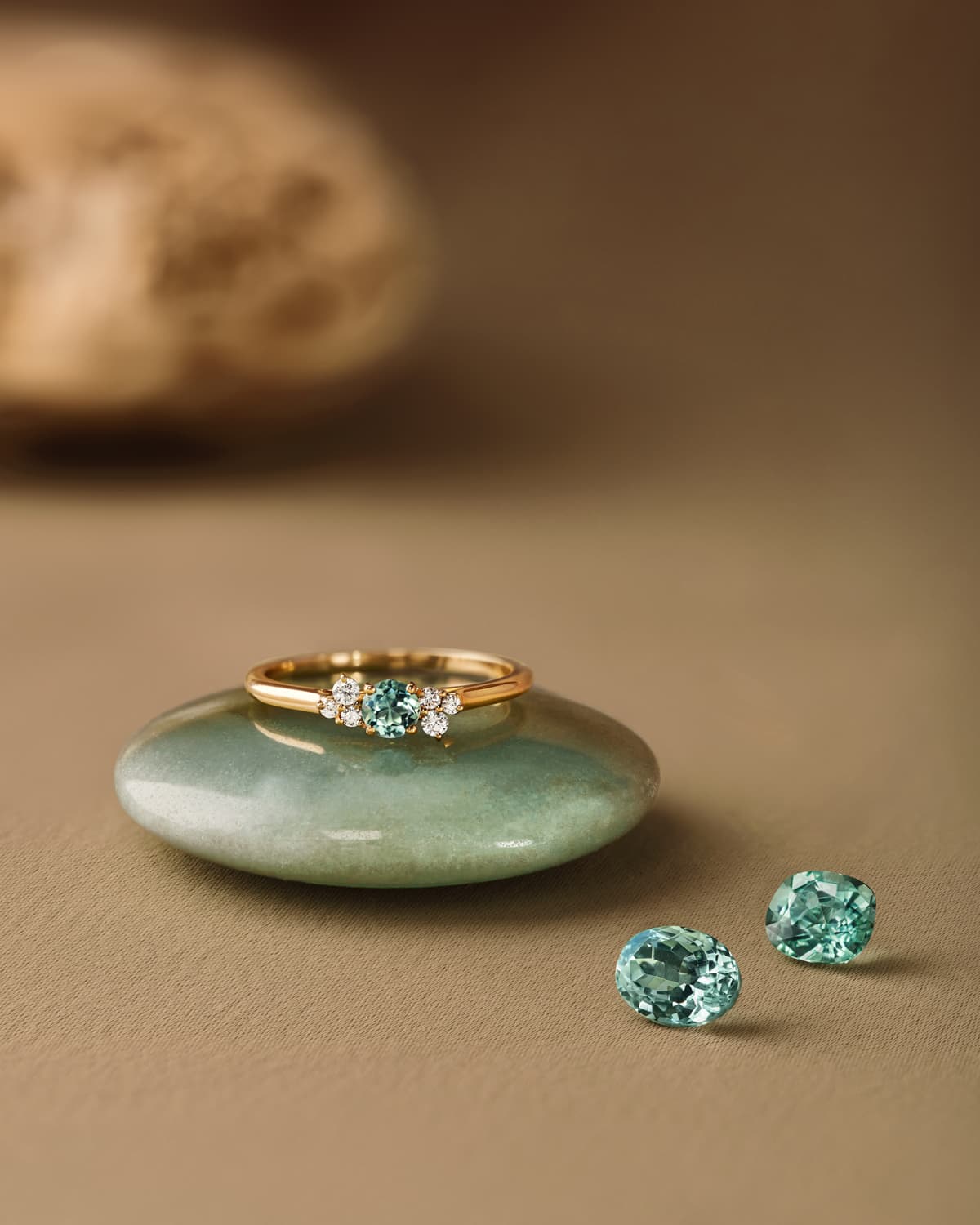 Ring Baby EverBloom Mint Turmalin Roségold