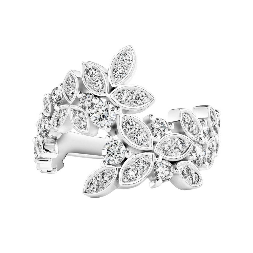 Bague Or blanc Diamant EverBloom Alta 2