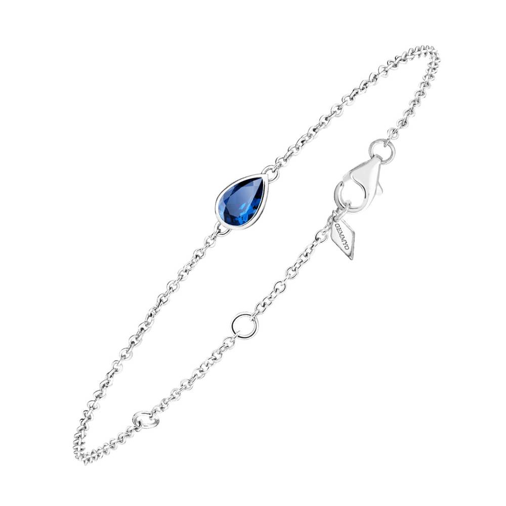 Bracelet White gold Sapphire Gemmyorama 2