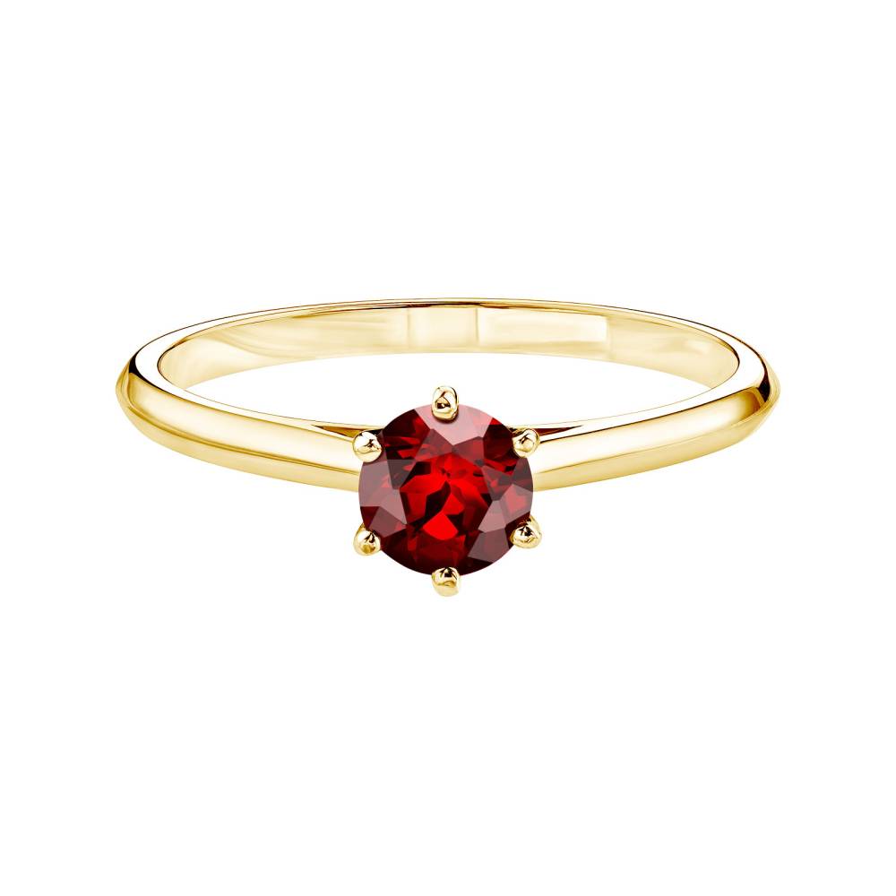 Ring Gelbgold Granat Little Lady 2