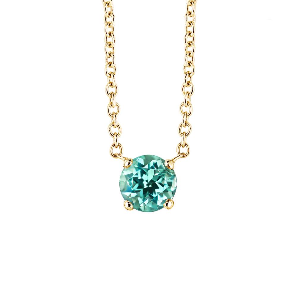 Pendentif Or jaune Tourmaline Mint Lady XL 2