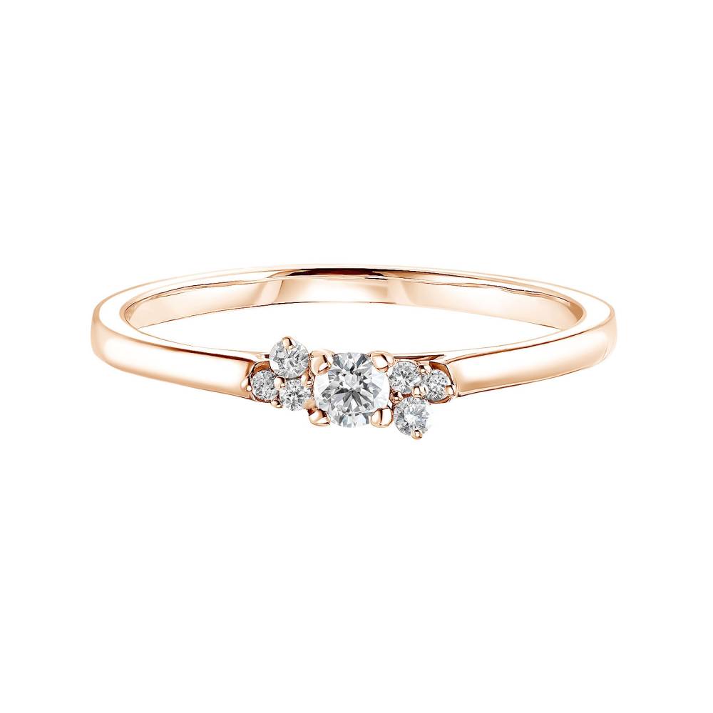 Bague Or rose Diamant Mini EverBloom 2