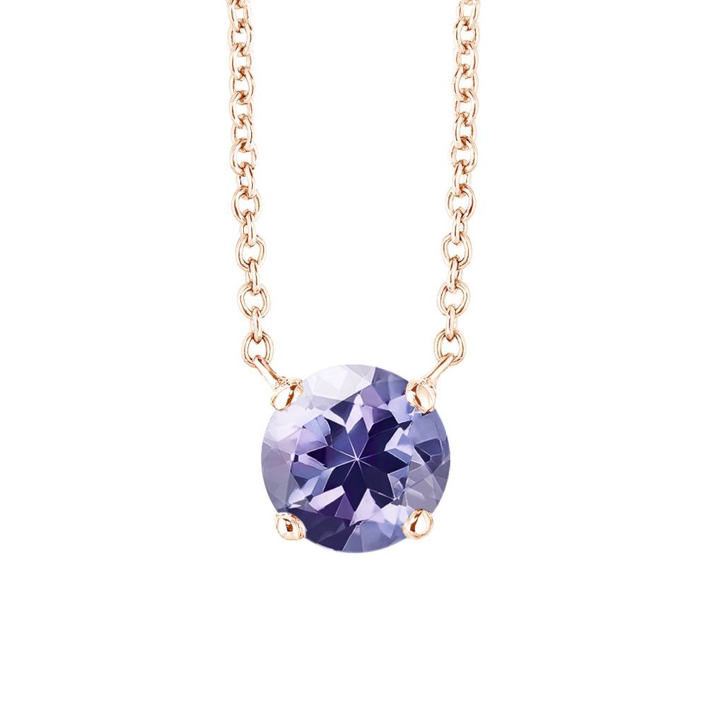 Pendant Rose gold Tanzanite Lady XXL 2