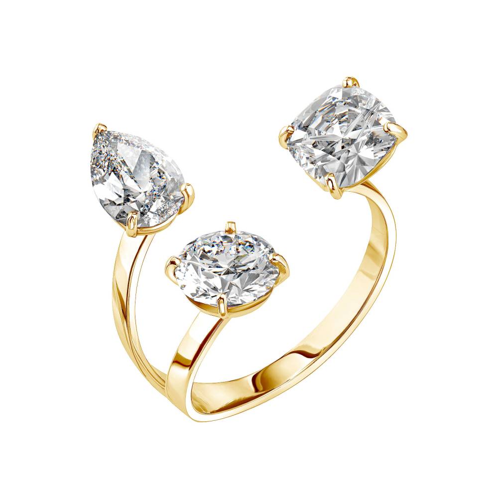 Bague Or jaune Diamant Stoned Bride 2