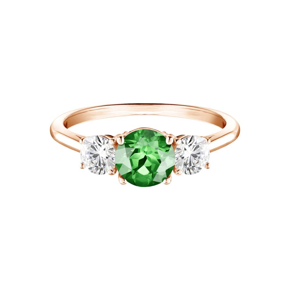 Bague Or rose Tsavorite Little Lady Duo 2