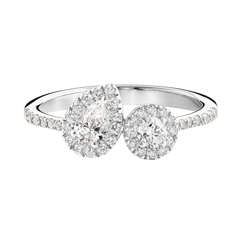 Ring Platinum Diamond AlterEgo Poire 2