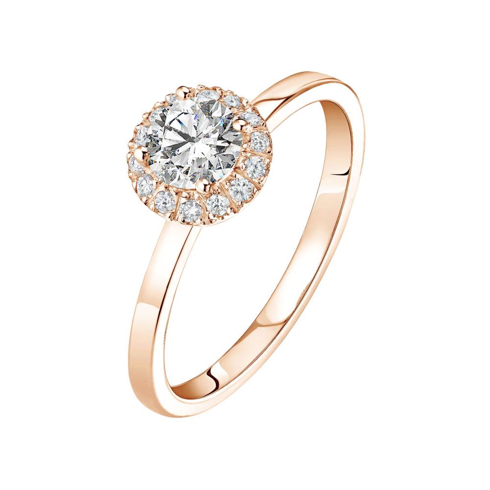 Ring Rose gold Diamond Rétromantique M 2