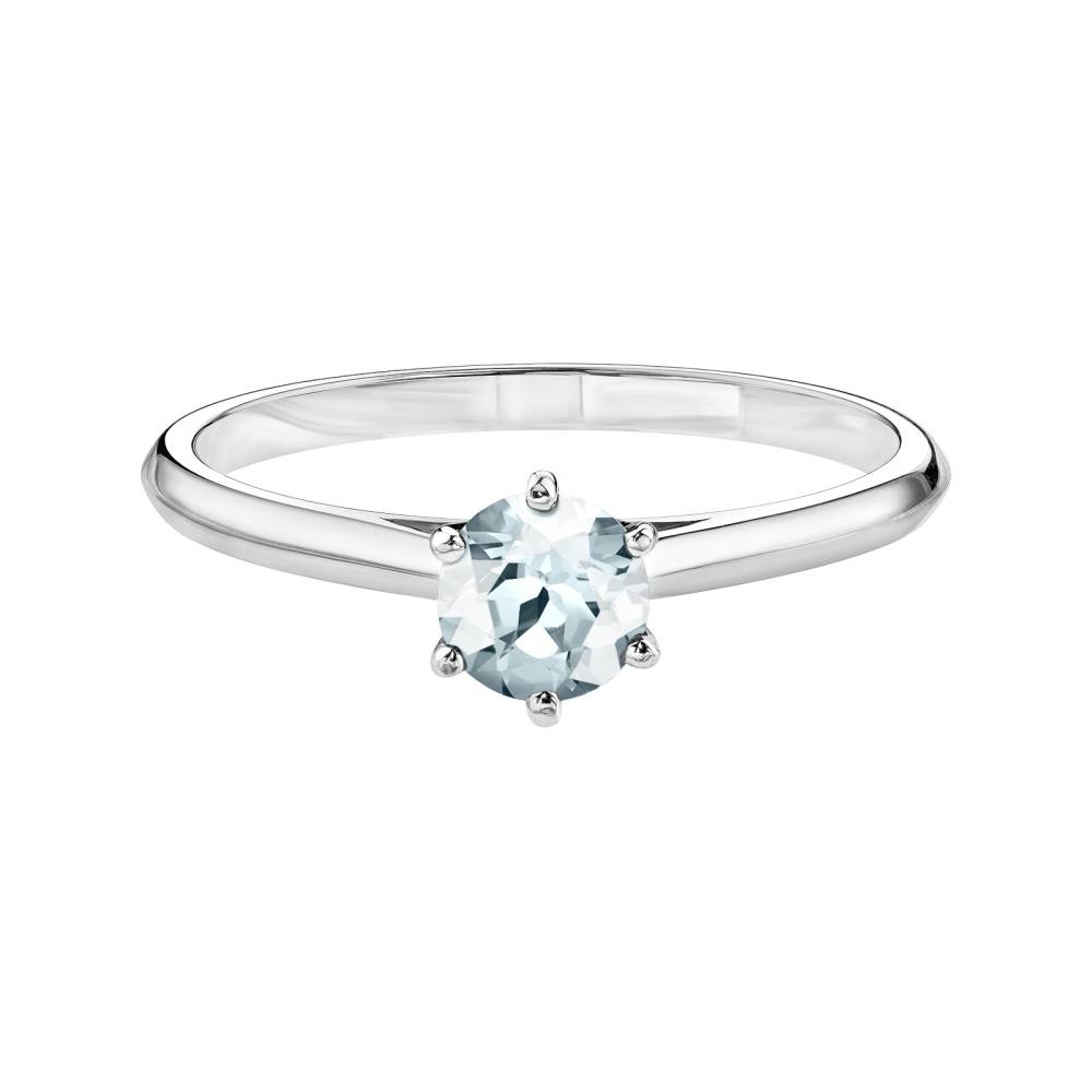 Ring White gold Aquamarine Little Lady 2