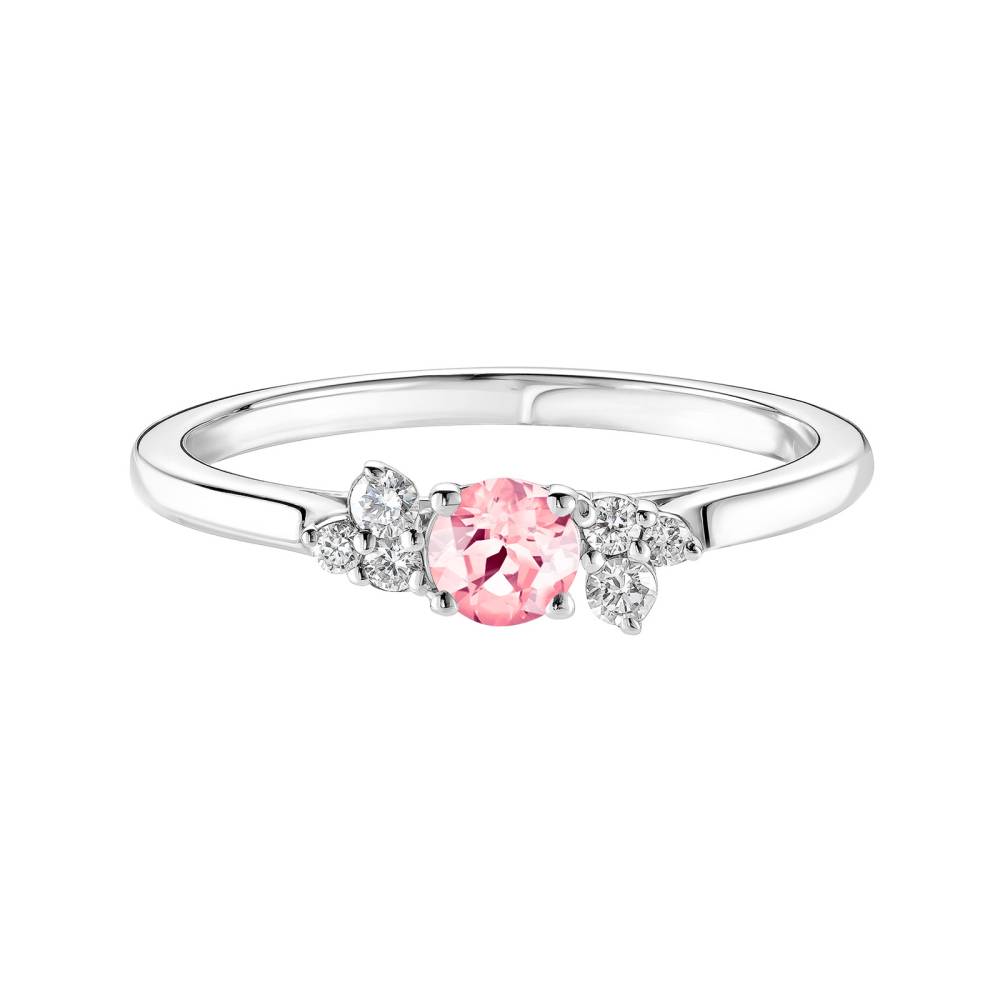 Ring White gold Tourmaline and diamonds Baby EverBloom 2