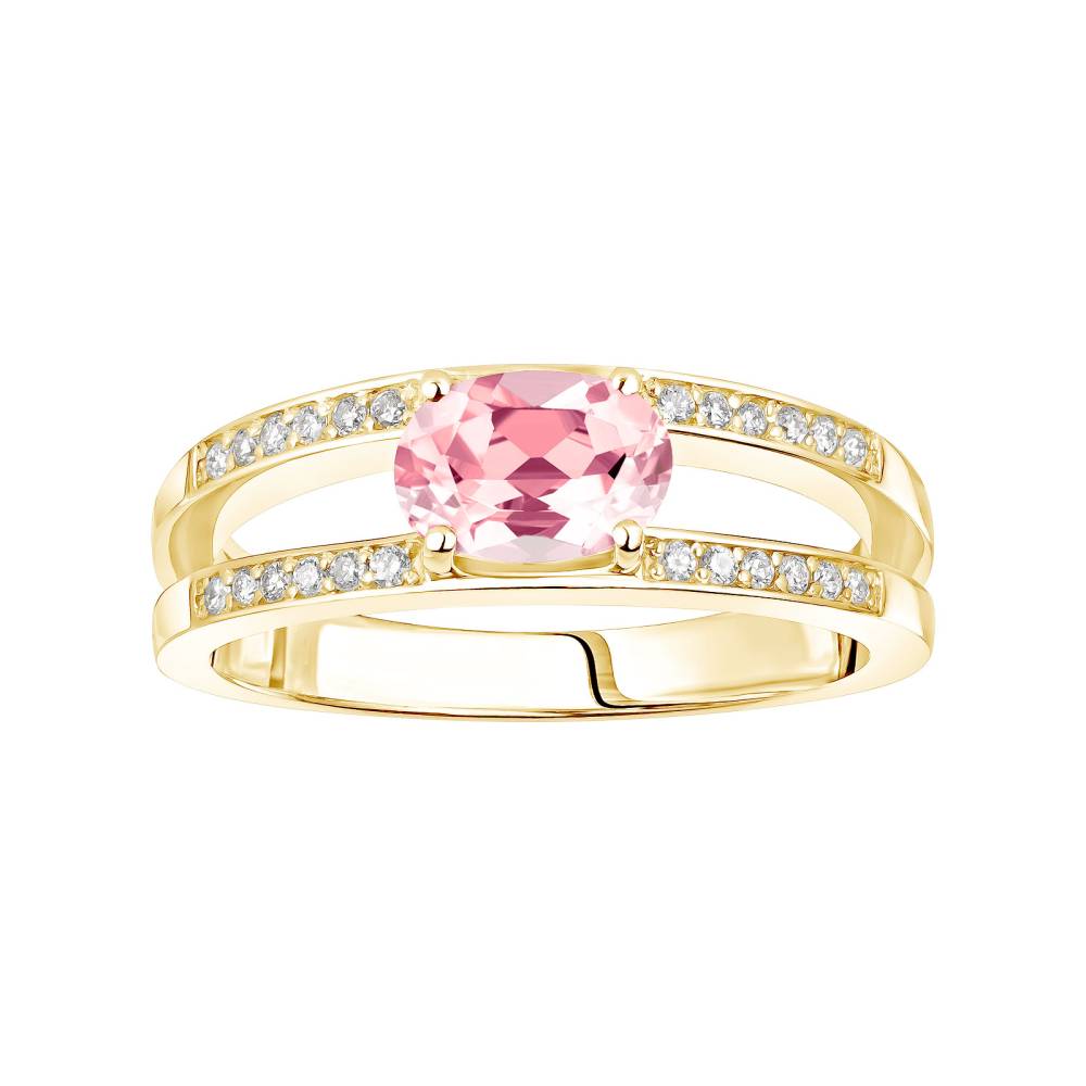 Bague Or jaune Tourmaline et diamants Cassandra 2