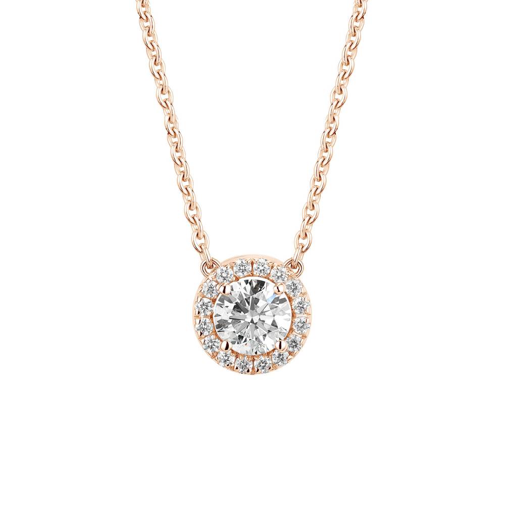 Anhänger Roségold Diamant Rétromantique S 2