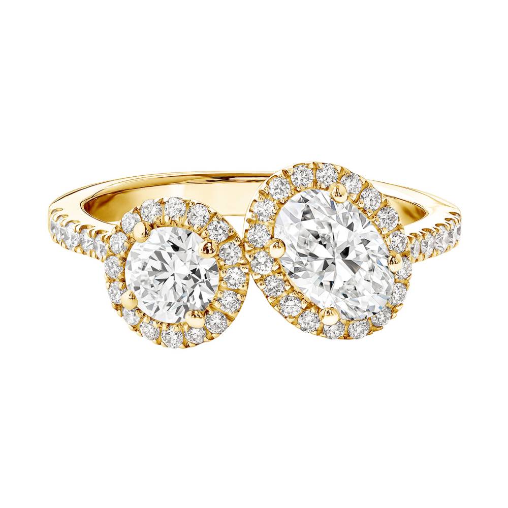 Ring Yellow gold Diamond AlterEgo Ovale L 2