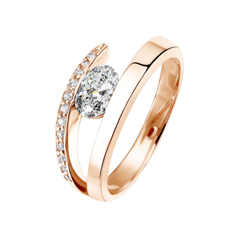 Bague Or rose Diamant Ananta 2