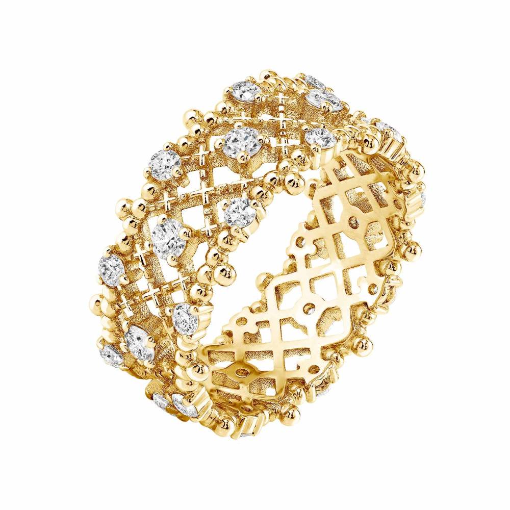 Ring Yellow gold Diamond Little RétroMilano Prima 2