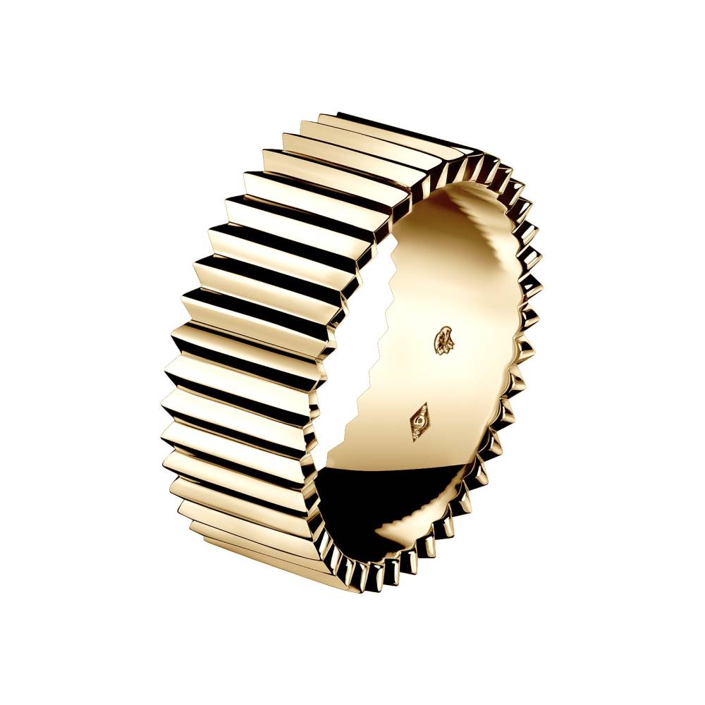 Ring Yellow gold Entaille L 2