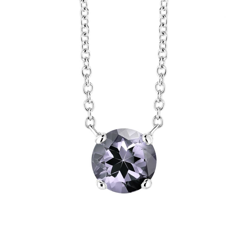 Pendant White gold Grey Spinel Lady XXL 2