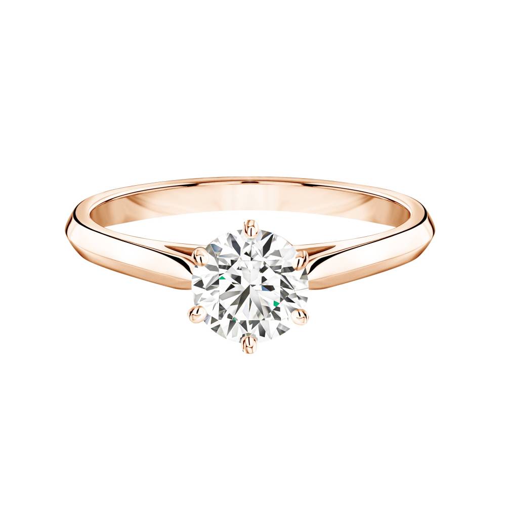 Ring Rose gold Diamond Lady 0,7 ct 2