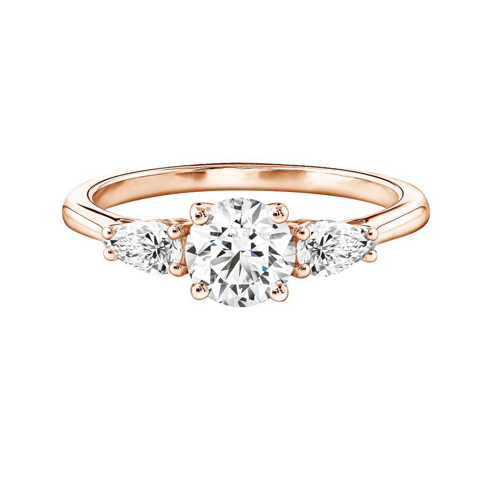 Ring Rose gold Diamond Lady Duo de Poires 2