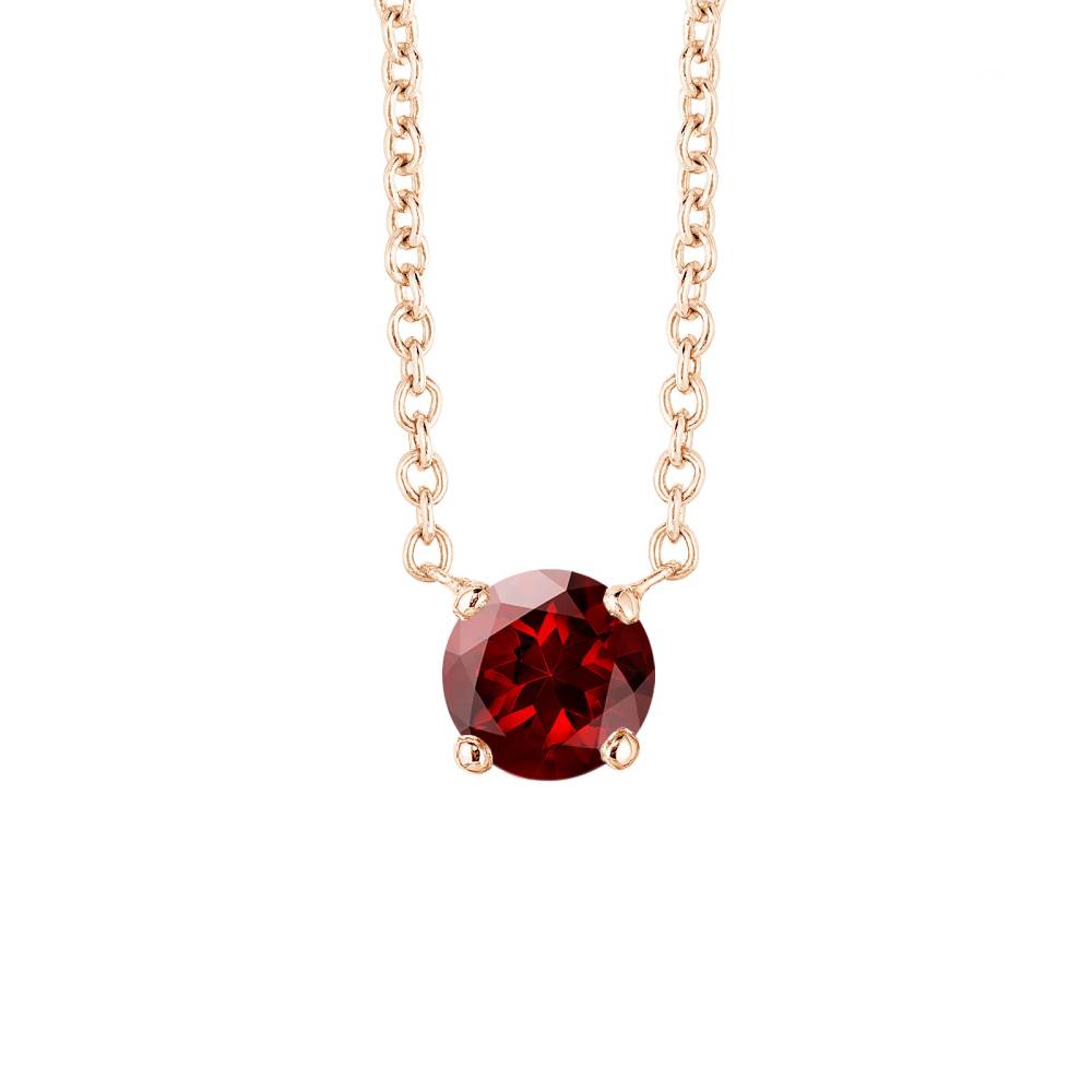 Pendant Rose gold Garnet Lady XL 2