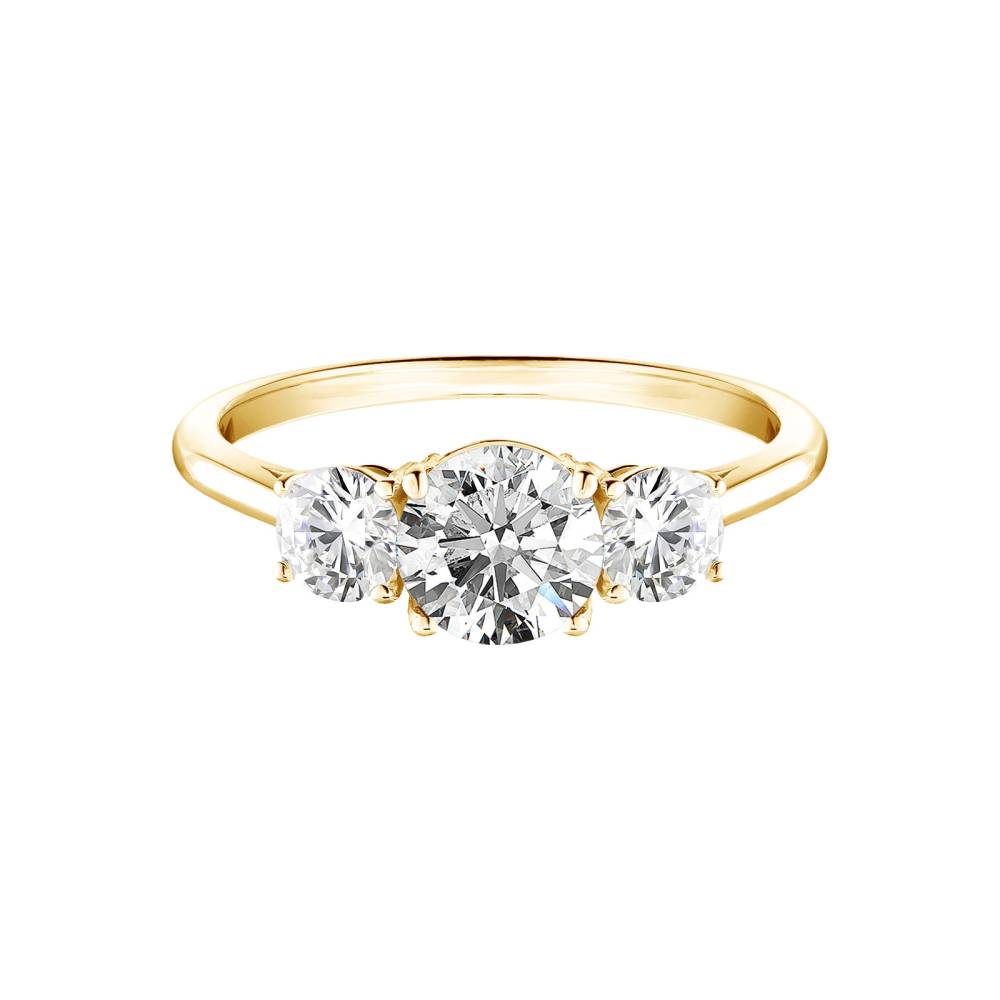 Ring Yellow gold Diamond Little Lady Duo 2