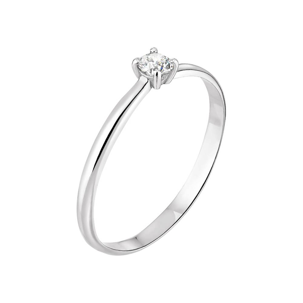 Bague Or blanc Diamant Mini Lady 2