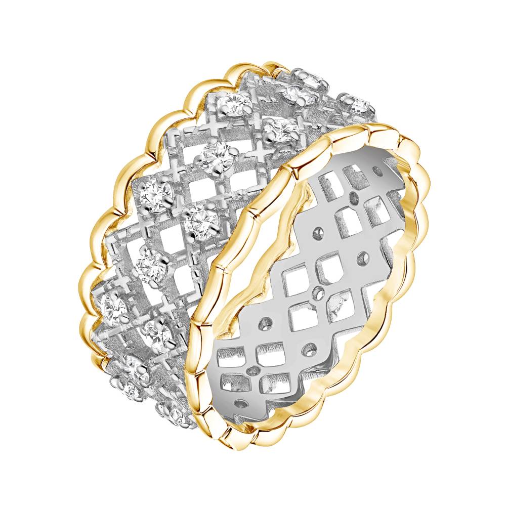 Bague Or blanc et jaune Diamant RétroMilano Duo 2