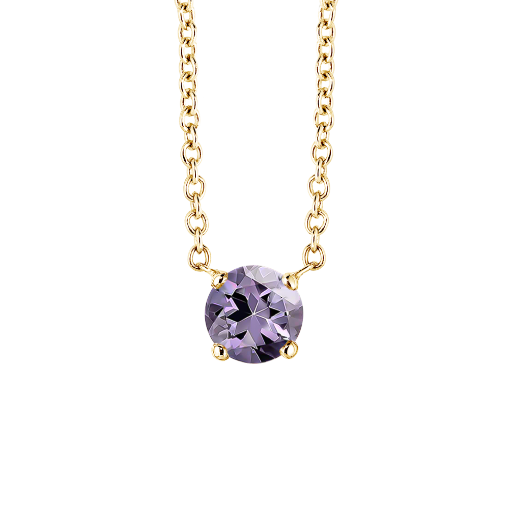 Pendant Yellow gold Lavender Spinel Lady XL 2