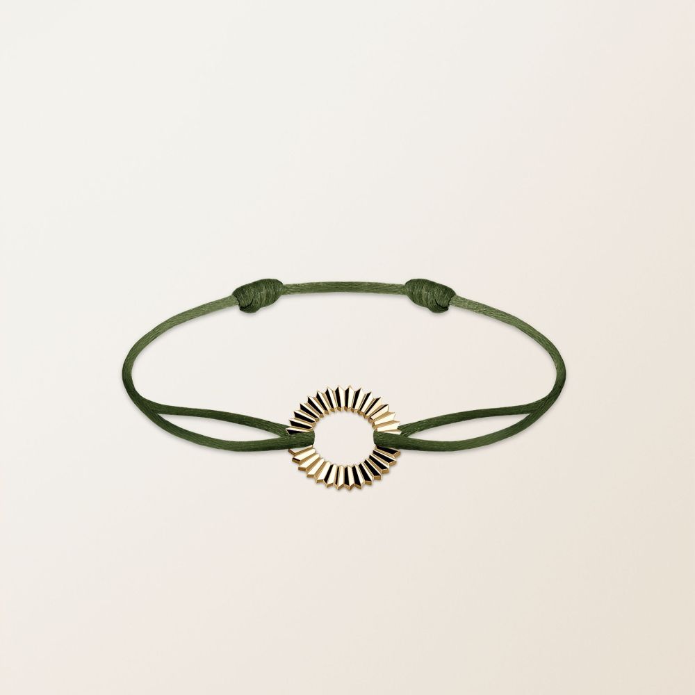 Cord Bracelet Yellow gold Entaille Rayons 2