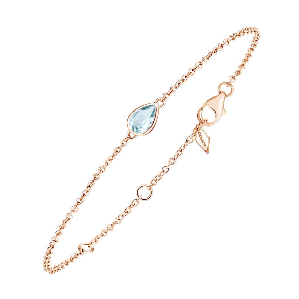 Armband Roségold Aquamarin Gemmyorama 2