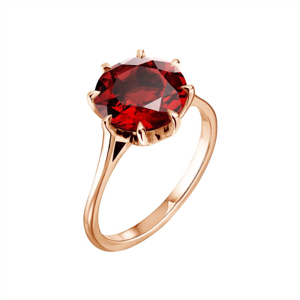 Ring Rose gold Garnet Céleste 2