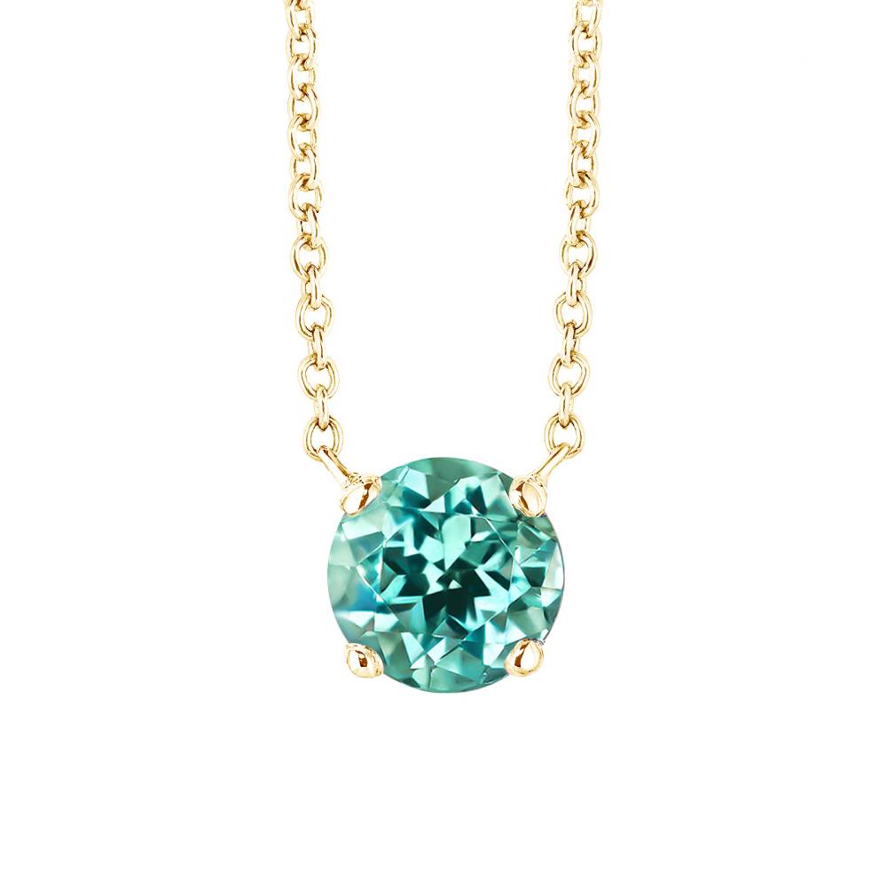 Pendentif Or jaune Tourmaline Mint Lady XXL 2