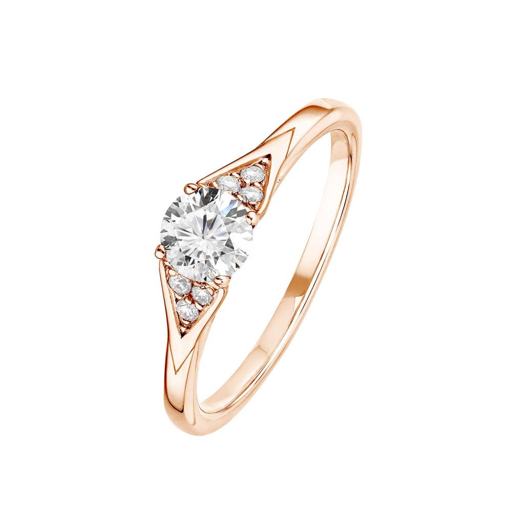 Bague Or rose Diamant Lady Trio 2