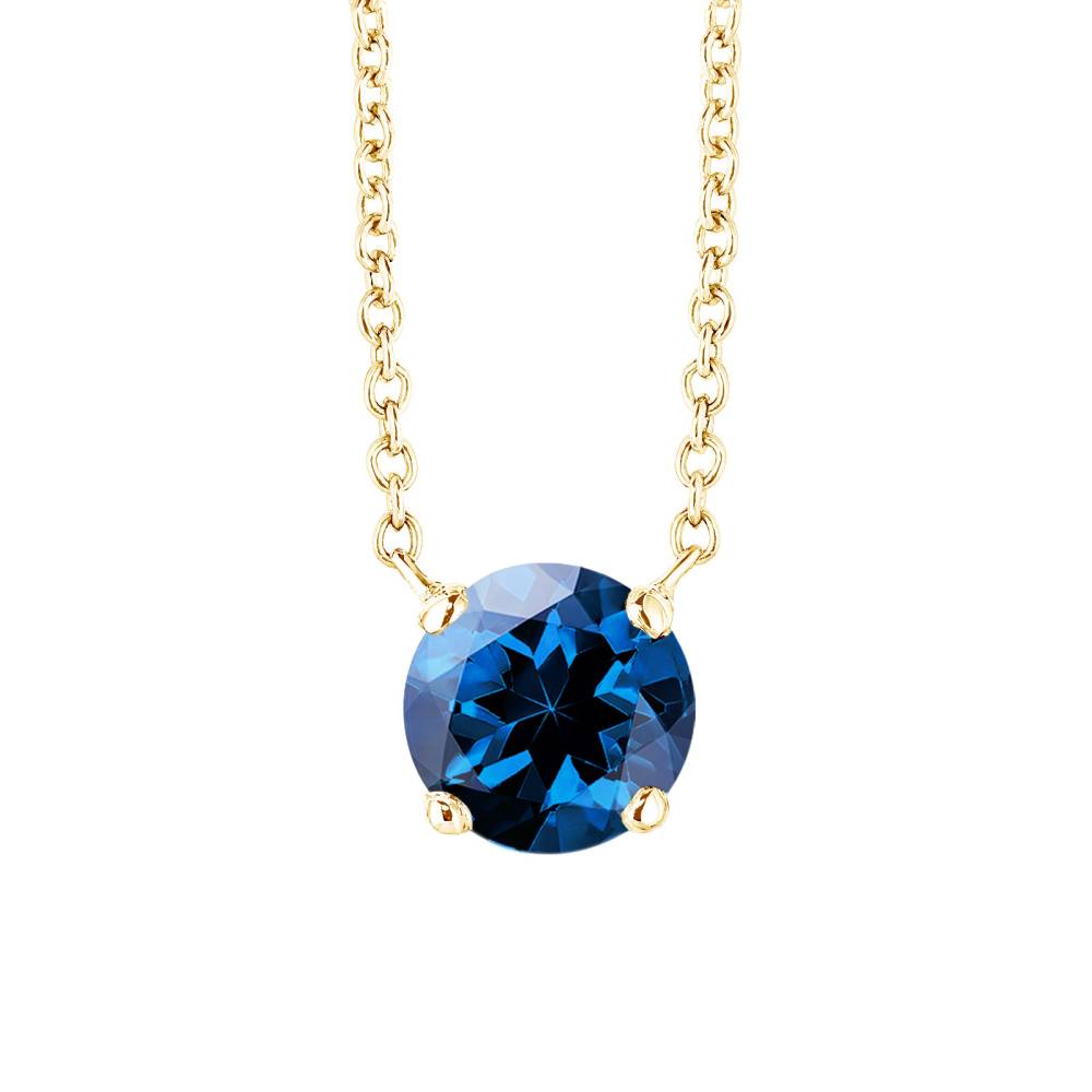 Pendant Yellow gold Sapphire Lady XXL 2