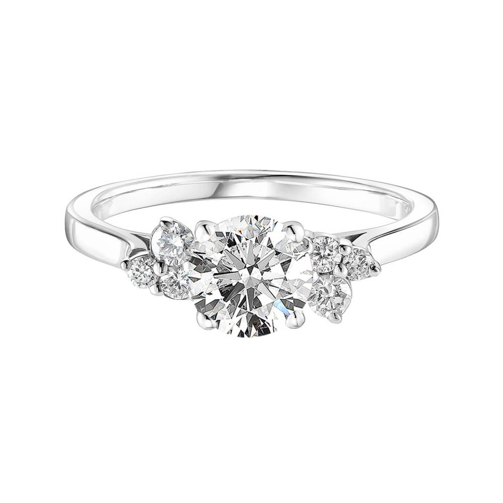 Bague Or blanc Diamant Baby EverBloom 6 mm 2