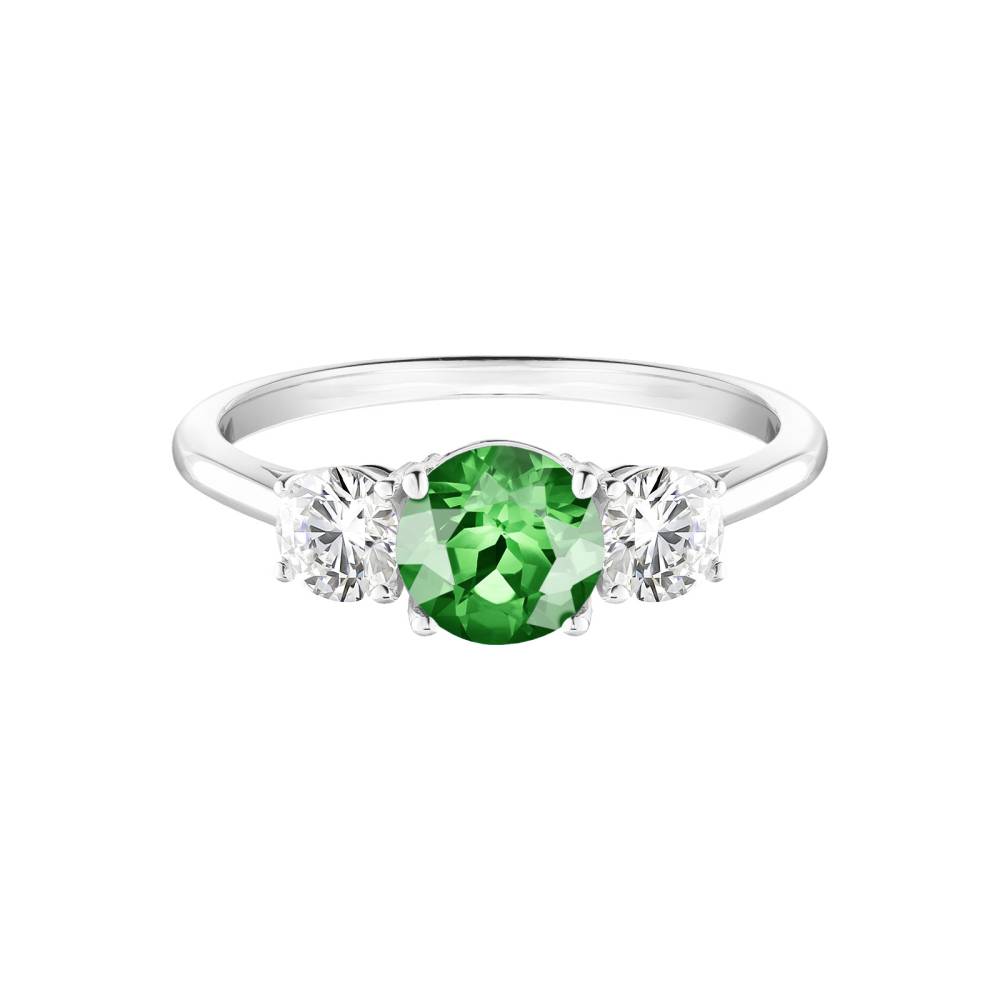 Bague Or blanc Tsavorite Little Lady Duo 2