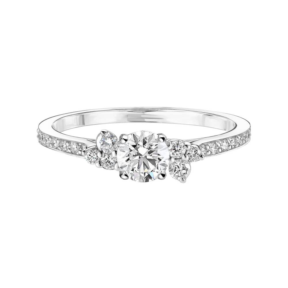 Bague Or blanc Diamant Baby EverBloom 0,4 ct Pavée 2