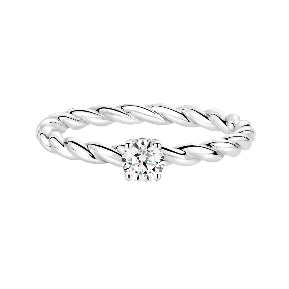 Ring Platinum Diamond Capucine 4 mm 2