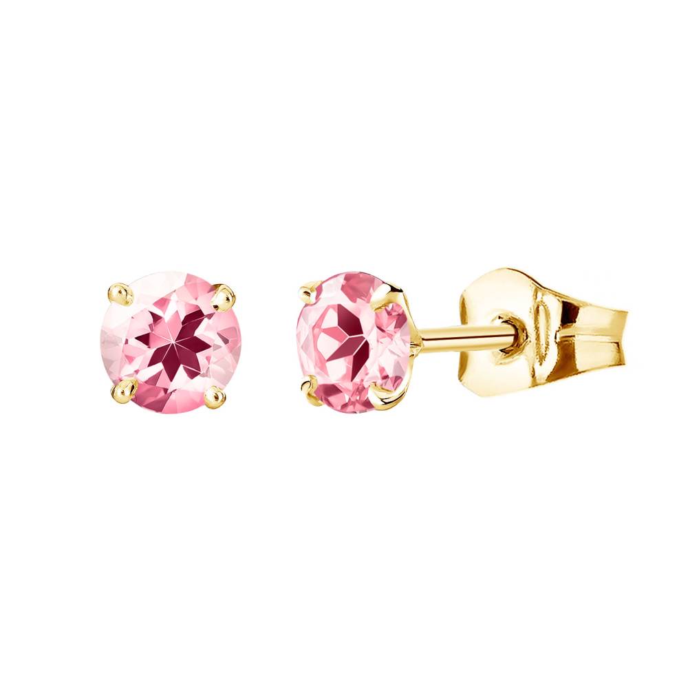 Boucles d'oreilles Or jaune Tourmaline Lady XL 2