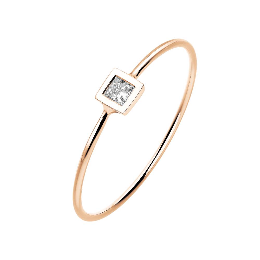 Ring Roségold Diamant Gemmyorama Carrée 2