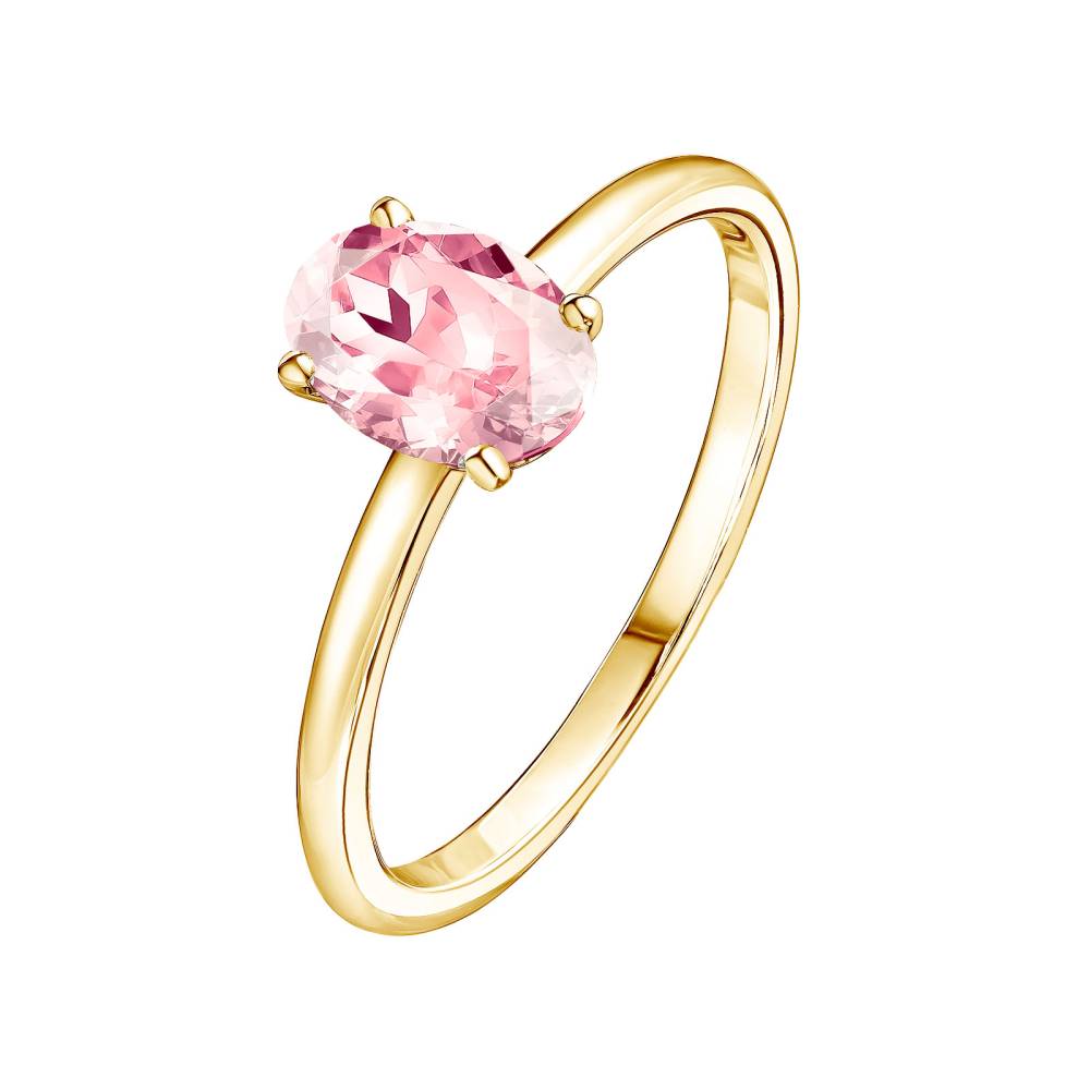 Bague Or jaune Tourmaline Lady Ovale 2