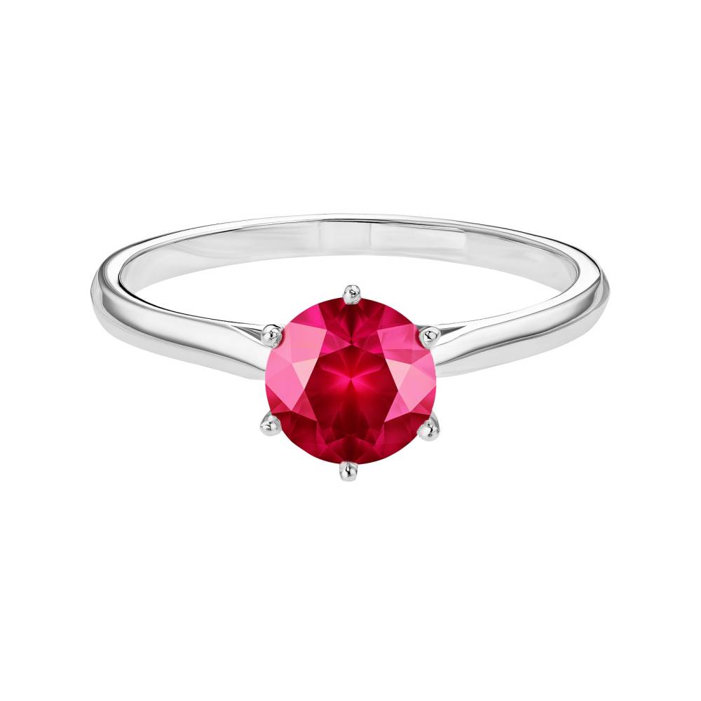 Ring Platin Rubin Lady 2