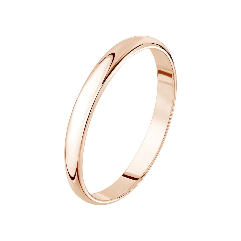 Wedding band Rose gold Gaillon 2,5 mm 2