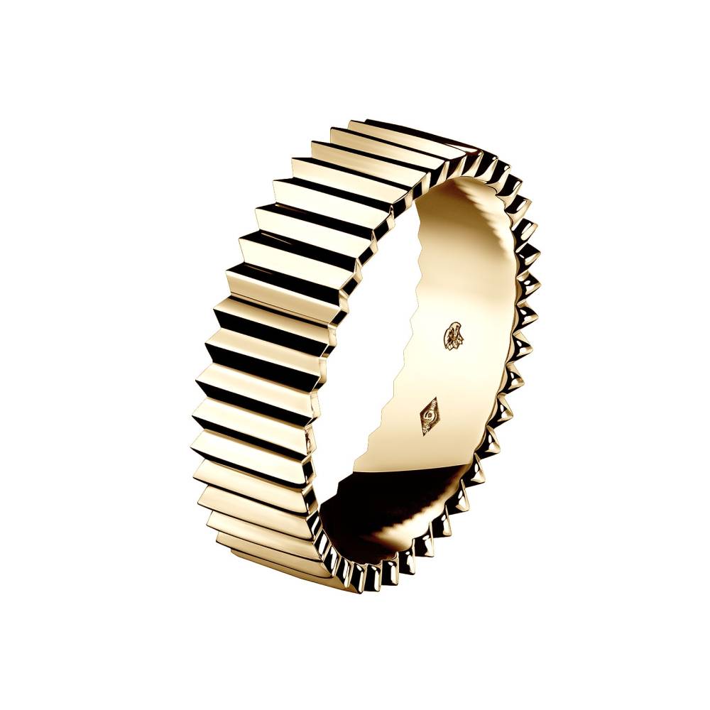 Ring Yellow gold Entaille M 2