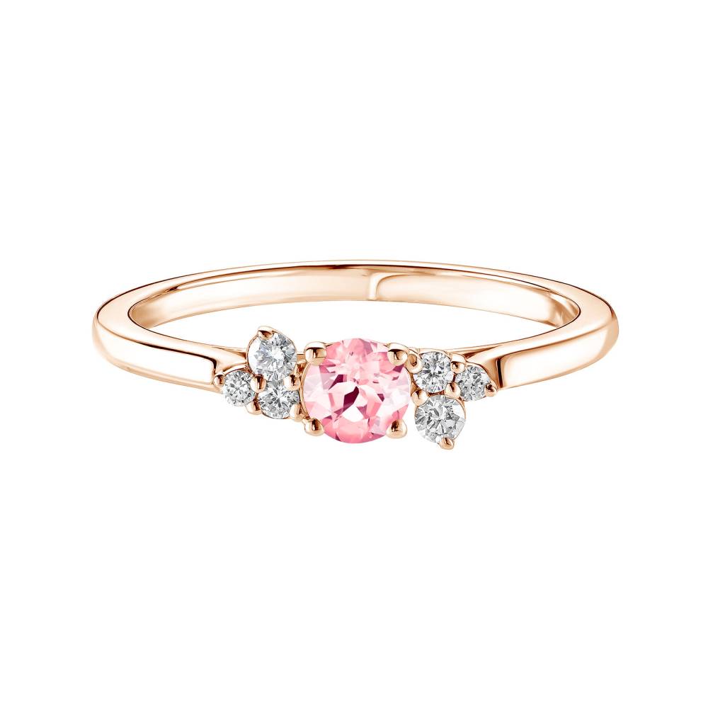 Ring Roségold Turmalin und diamanten Baby EverBloom 2