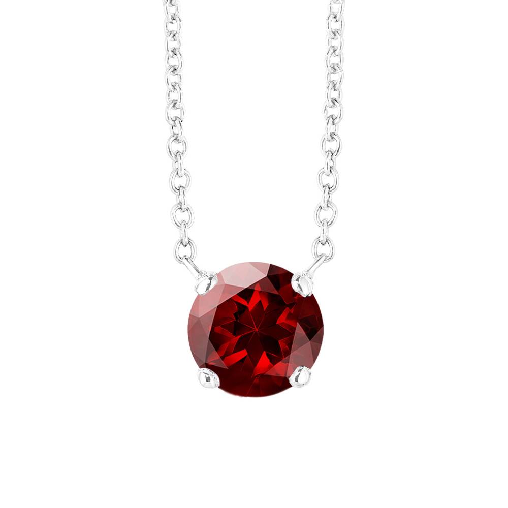 Pendant White gold Garnet Lady XXL 2