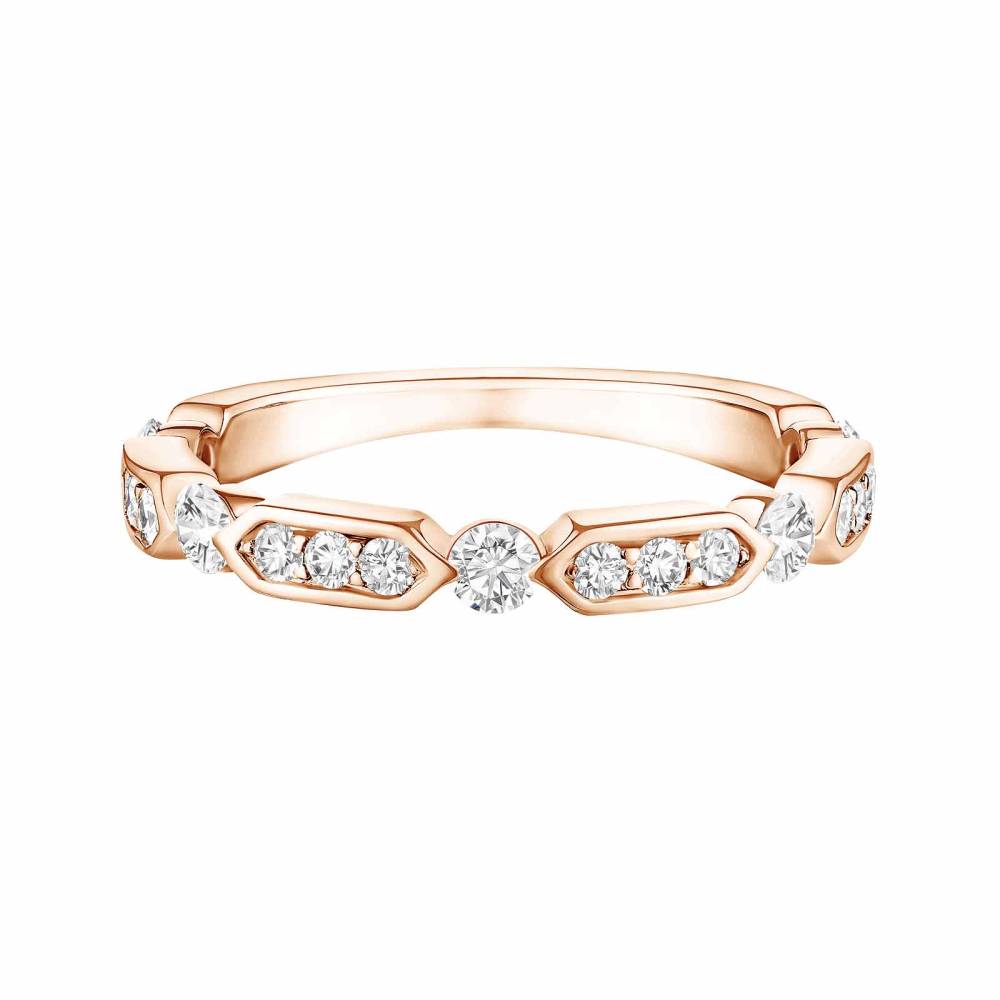 Ring Roségold Diamant MET L 2